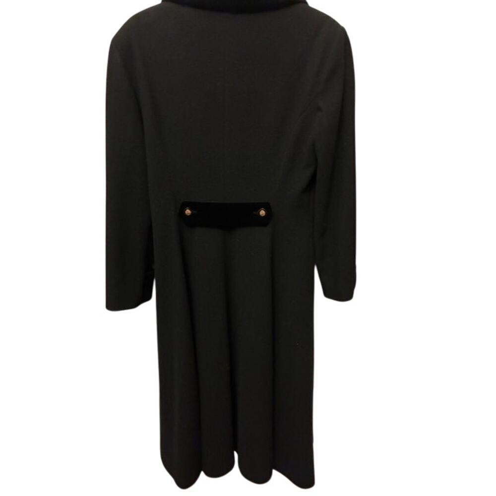 Preston & York 100% Wool Women’s Coat, Size 4 Velvet Collar & Cuffs Old Money - Picture 8 of 8